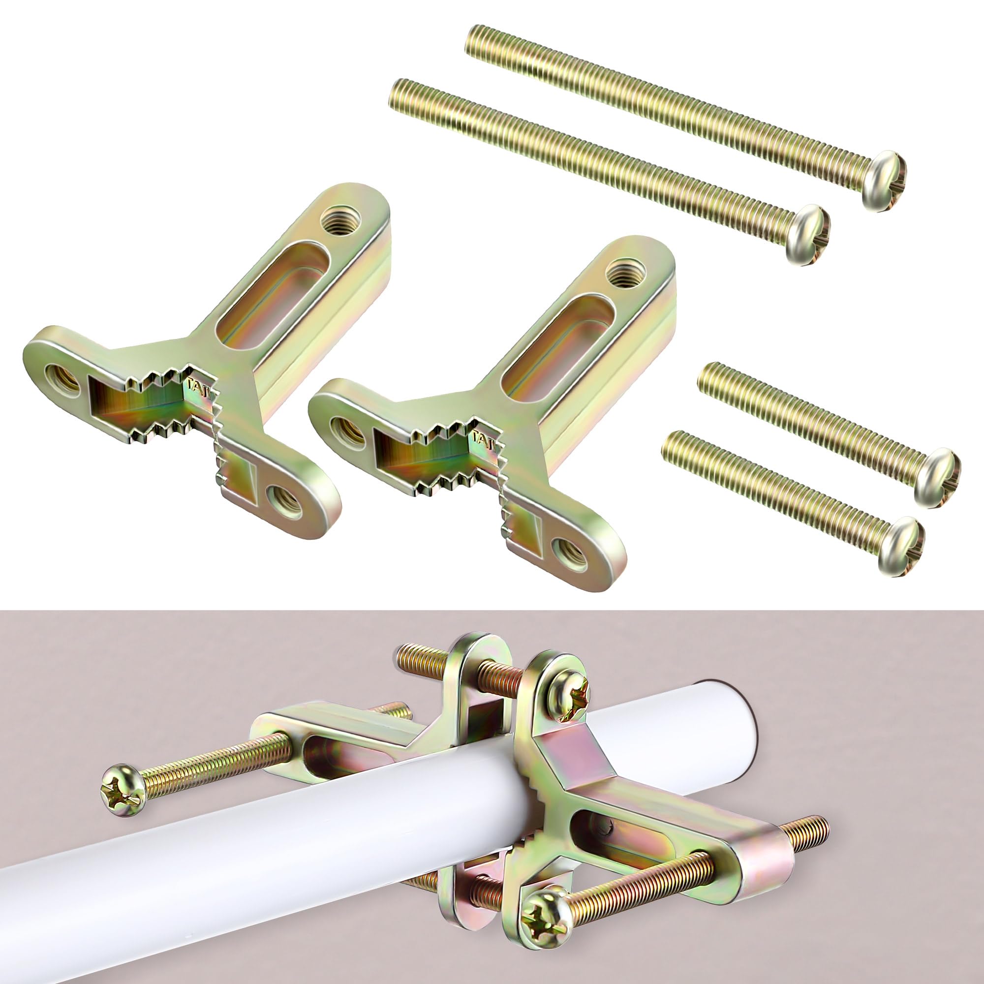 Ancrage tuyau de robinet Enhon compatible 5023, kit de fixation rapide en acier renforcé