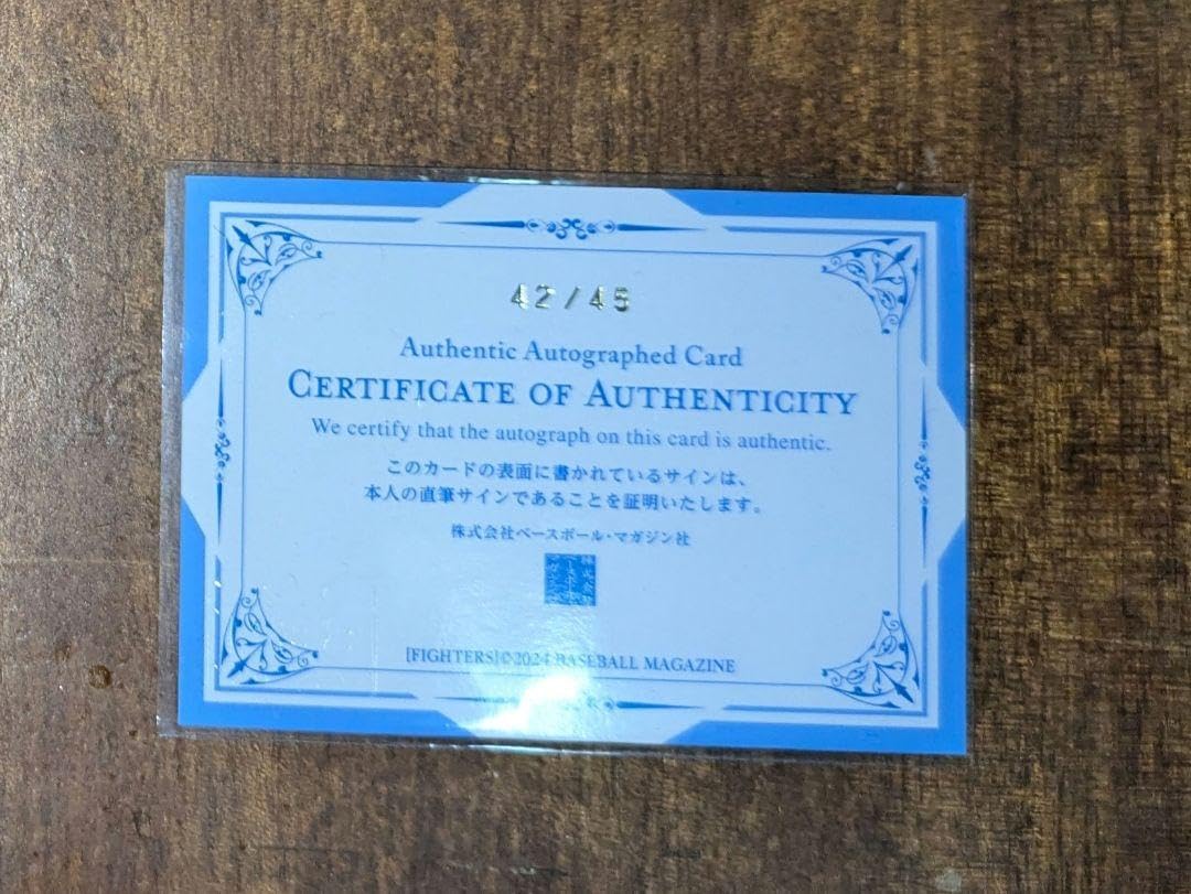 王安宇 最新直筆サイン写真 専用ページ ミントモール / MINT 立川店 / 2025 BBM ベースボールカード 1ST