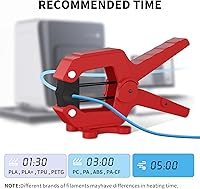 Vista 3 de Conector de filamento de 0.069 in Soldador de filamento de fácil operación para impresora 3D Fijador de filamento para filamentos PLAABSPCPETGTPU
