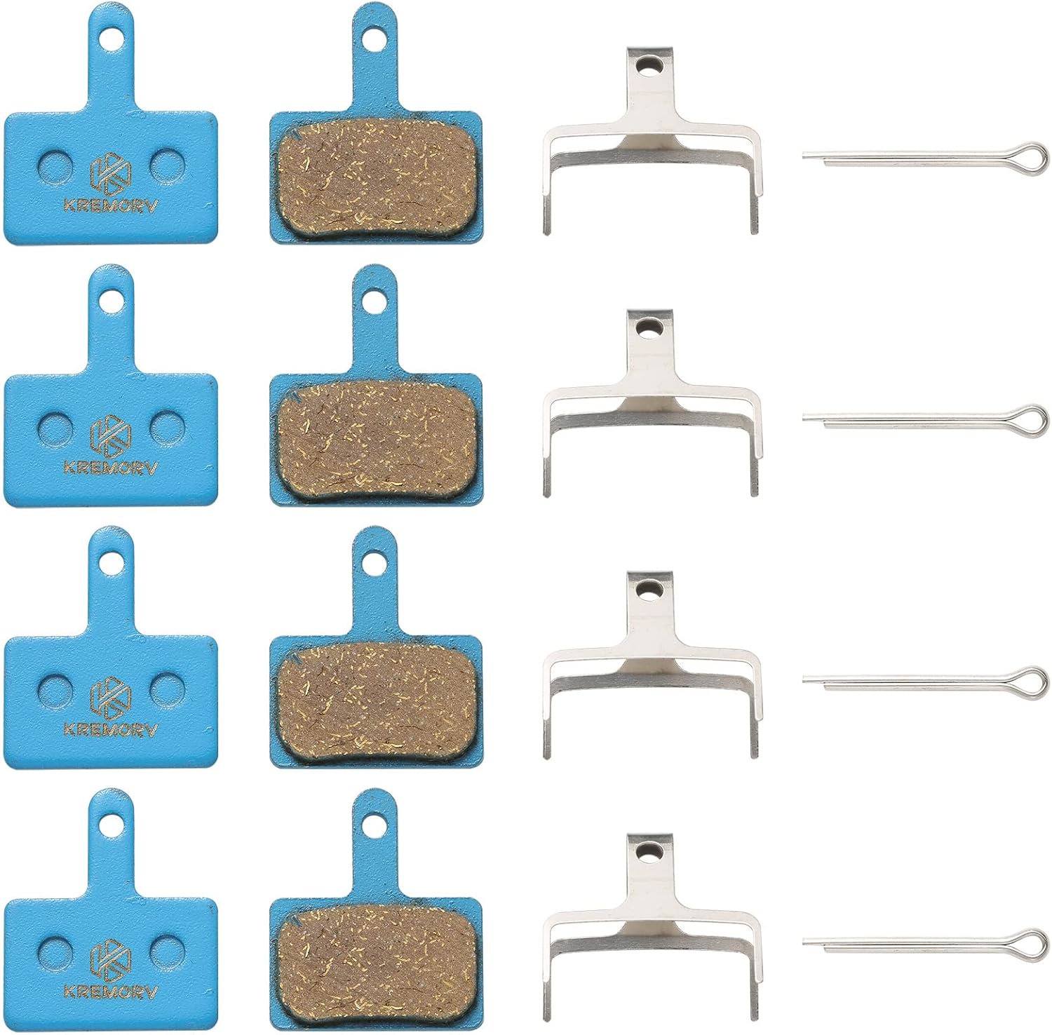 Bike Brake Pads for Shimano B01S B03S 4 Pairs Bicycle Brake Pads for Tektro E10.11
