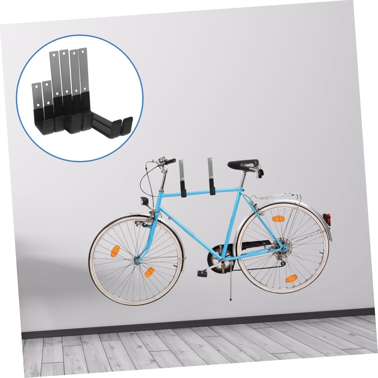 6pcs Heavy Duty Garage Wall Hooks Hooks Tool Hangers for Garage Wall Storage Removable for Hanging Tools