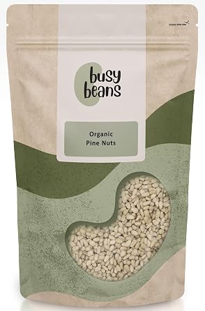 Organic Pine Nuts - Certified Organic - by Busy Beans Organic 250g