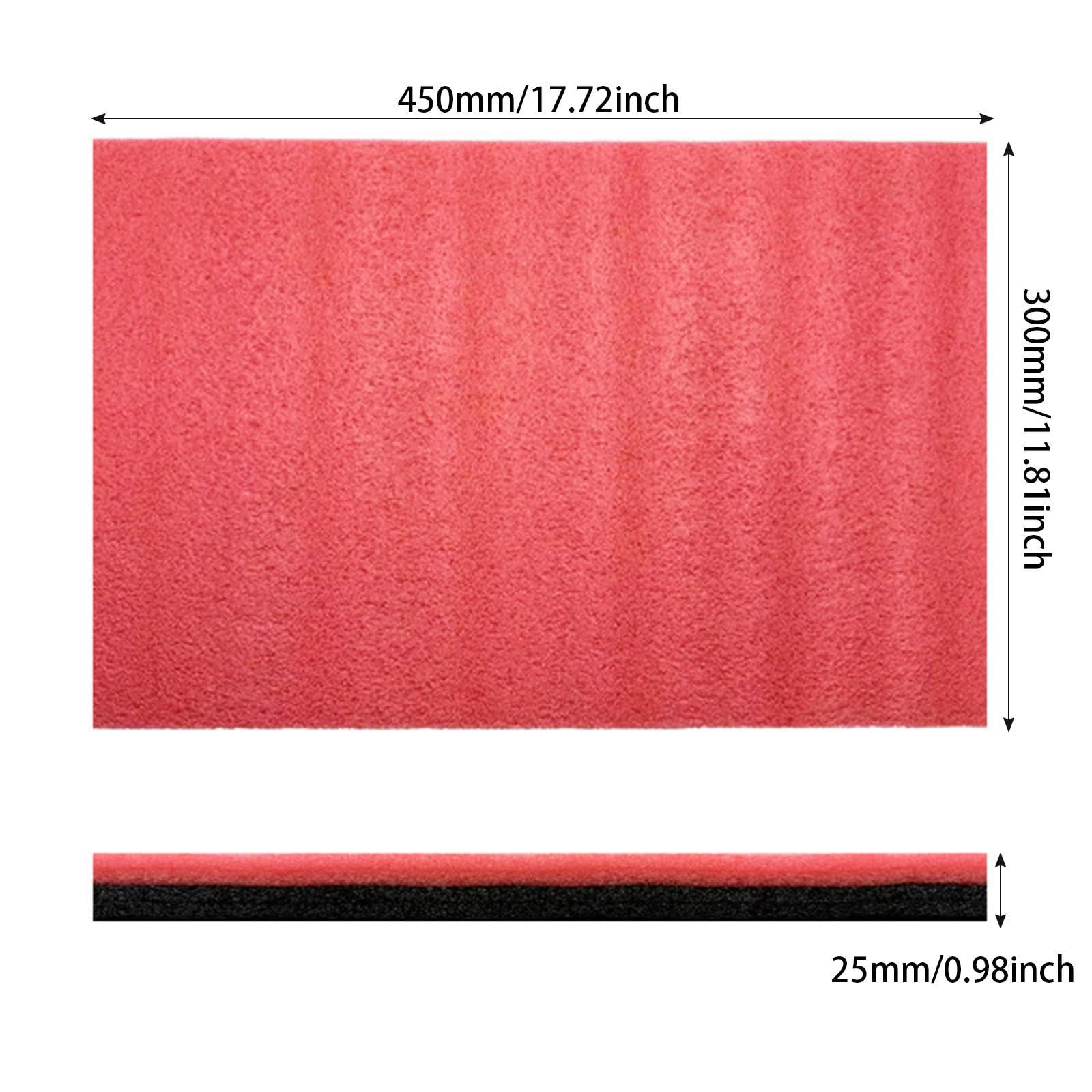 doublure en mousse pour coffre à outils Pack De 3Pour Tiroirs Commode Game Rouge Plusieurs Tailles(60cmx60cmx3.9cm)