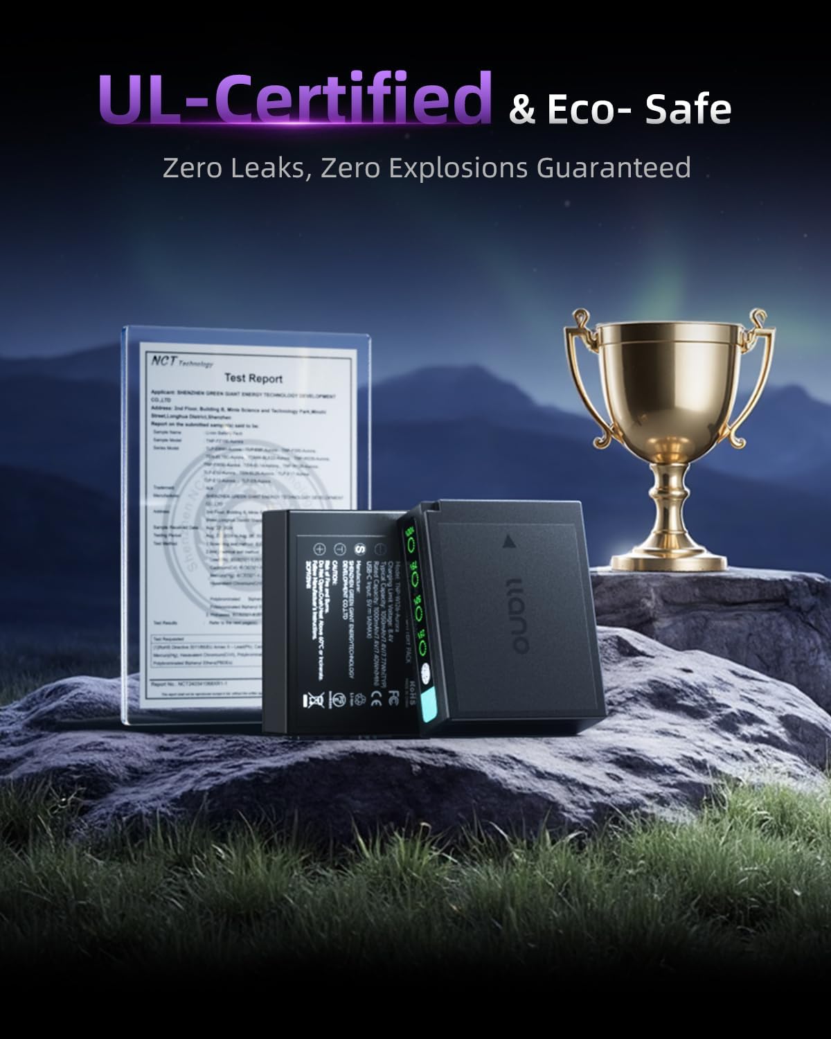 llano Aurora NP-W126 NP-W126S Batteries 1050mAh for Fujifilm X100VI XM5 XT30II XT20 XT3 XE5 X100V X100F XE4 XT50 XS10 Camera,USB-C Rechargeable Battery,Fingerprint LED Display,Fully Decoded (2 Pack) - Image 5