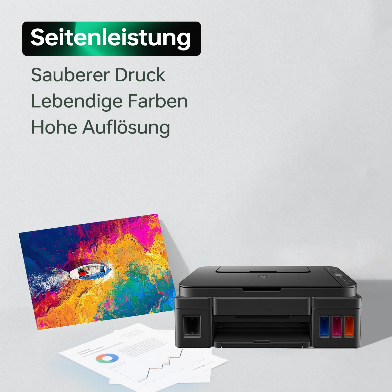 924XL 924e Tintenpatronen-Kombipack, kompatibel für HP 924e und 924XL | Tintenpatronen-Multipack, kompatibel für HP OfficeJet Pro 8120, 8123, 8100, 8130, 8133 (4er-Pack)