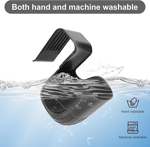 Miniatura 7 de Portavasos universal para asientos de automóvil, cochecitos de bebé, sillas de ruedas y más, color negro