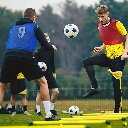Miniatura 5 de 24 piezas de malla de nailon con números, camisetas de entrenamiento en equipo, chalecos de entrenamiento para deportes, fútbol, baloncesto, fútbol,