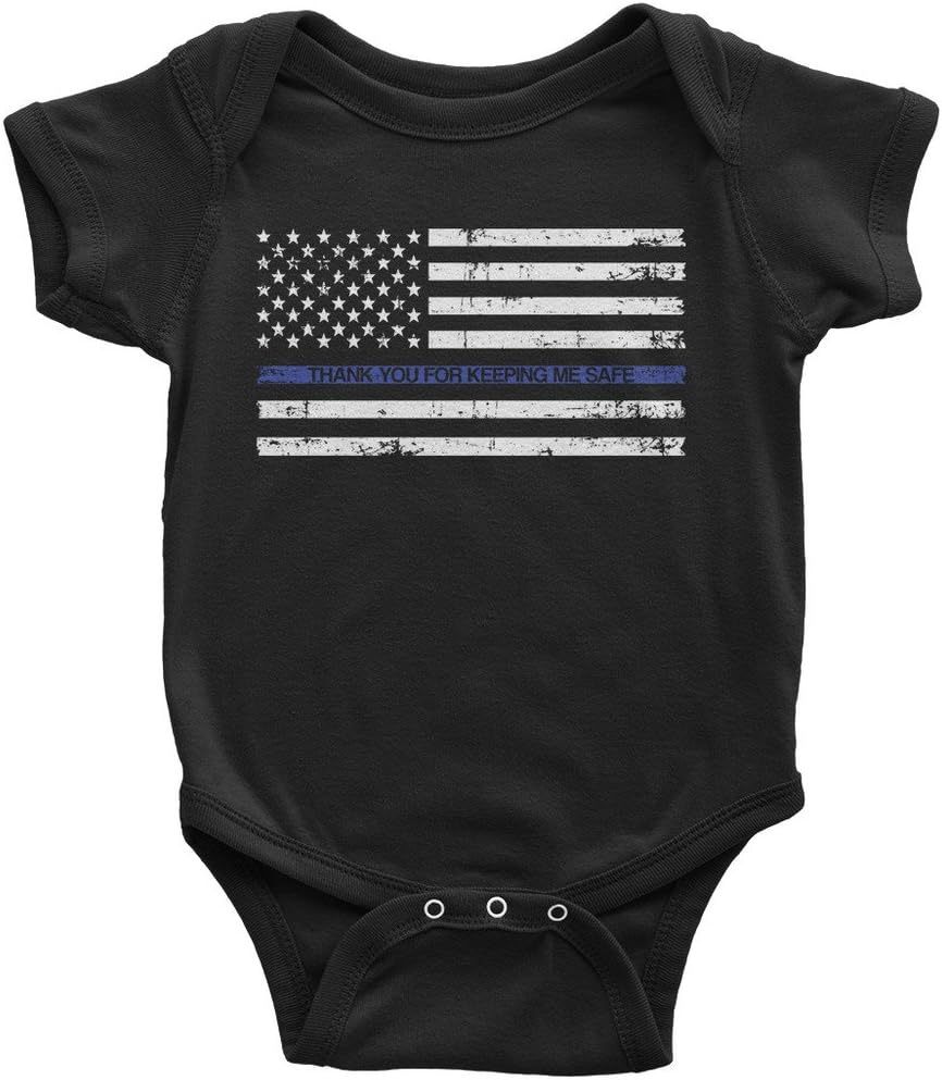 Threadrock Baby Thank You for Keeping Me Safe Infant Bodysuit