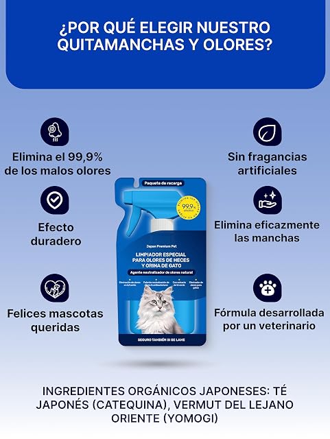 Foto 8 de 8 de Japan Premium Pet Neutralizador Natural de Olores Recambio