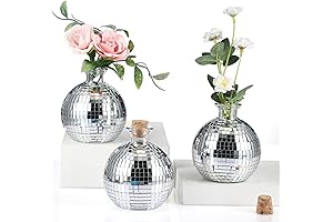 3 Pcs Disco Ball Centerpieces for Parties