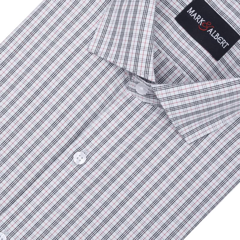 Image of Mark & Albert Men's Half Sleeves Regular Shirt