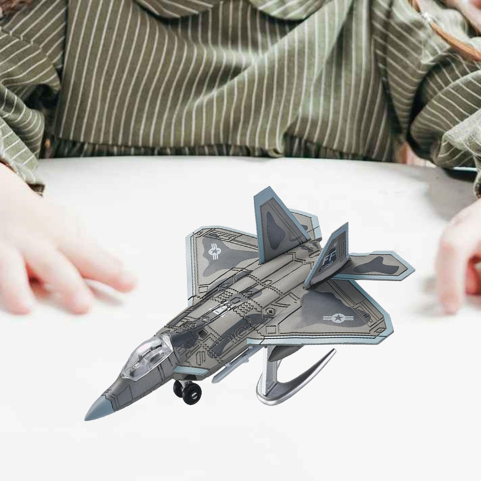 Kit Modèle Avion Chasse 3D à Assembler - Jouet Avion Loisir Enfant Puzzle Avion