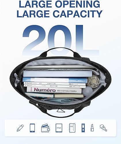 Miniatura 2 de BAGSMART Women Foldable Tote Bag, Large Tote Bag for School Shoulder Bag Handbag for Travel, Work, Beach, Gym, Shop