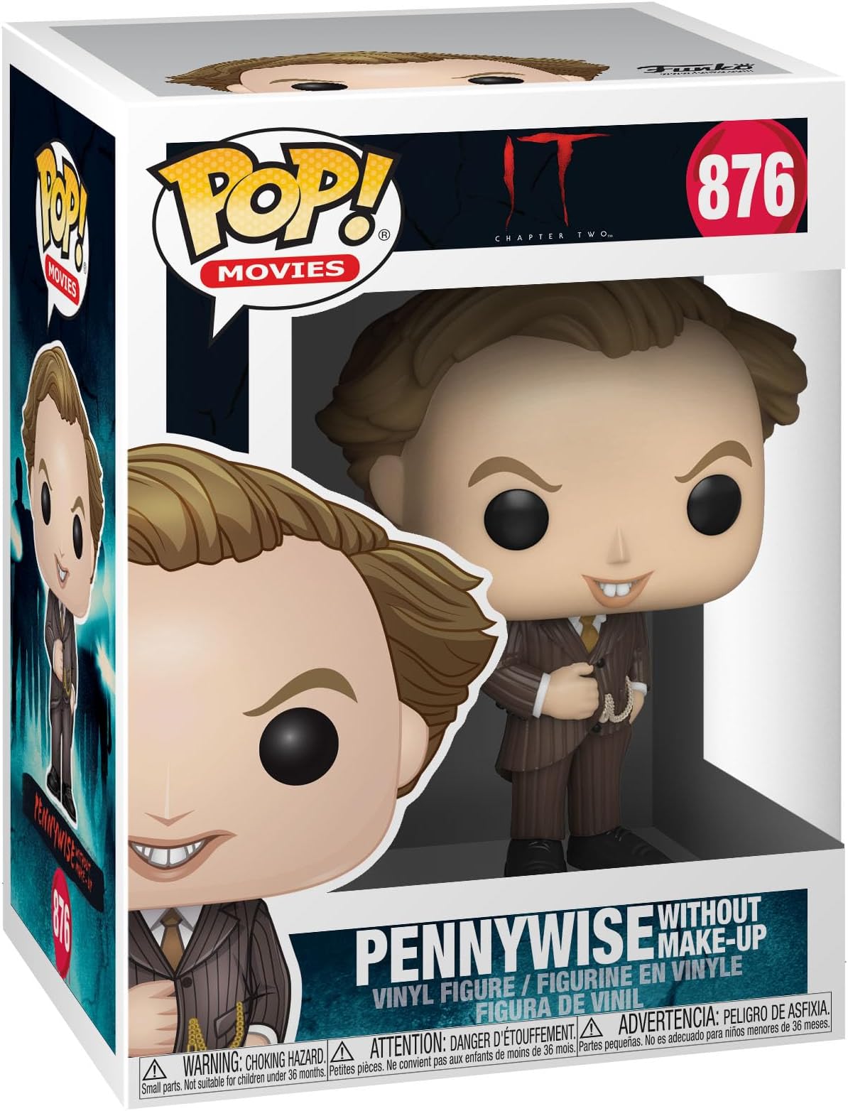 Funko Pop! Movies: IT 2-Pennywise Without Make up IT Chapter 2 Balloon 14 - It - Collectable Vinyl Figure - Gift Idea - Official Merchandise - Toys for Kids & Adults - Movies Fans