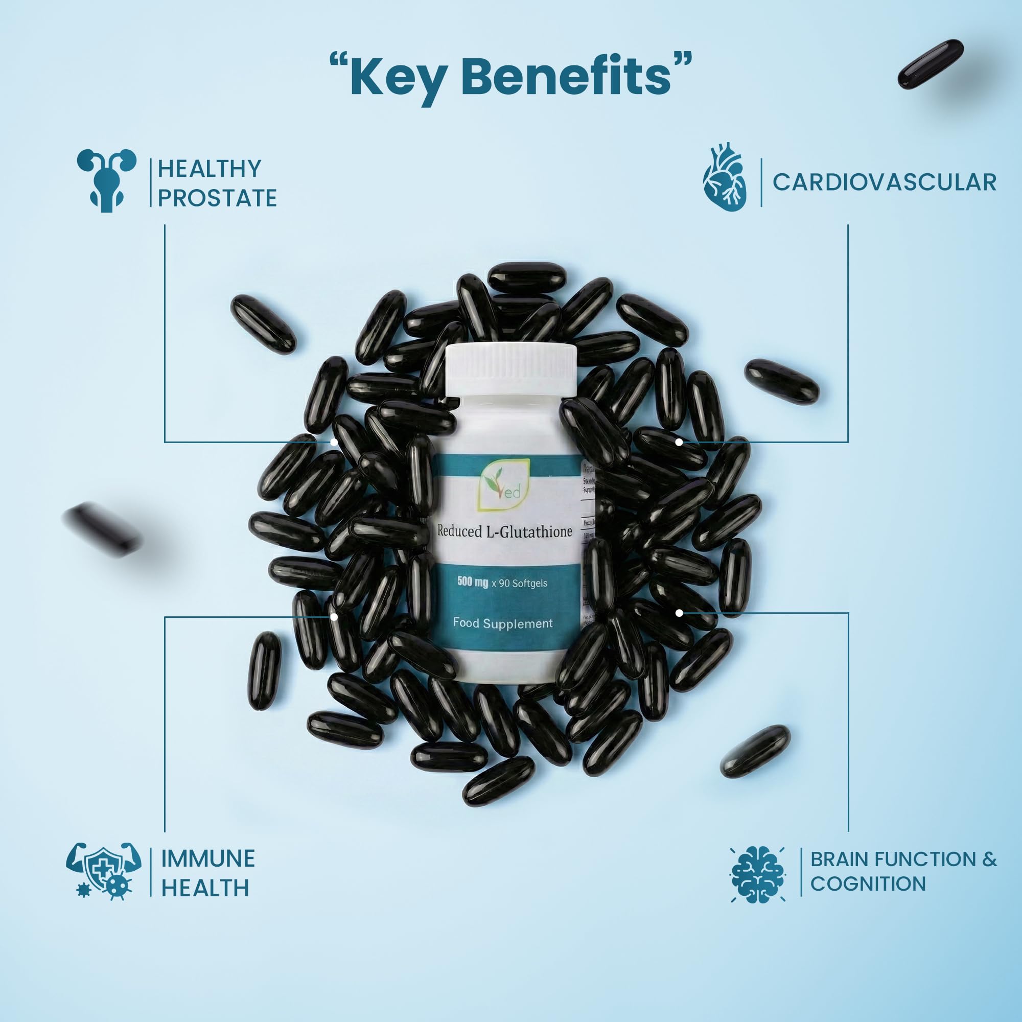 VED Reduced L-Glutathione Supplement 600 mg 90 softgel Capsule : Amazon.co.uk: Health & Personal Care VED Reduced L-Glutathione Supplement 600 mg 90 softgel Capsule : Amazon.co.uk: Health & Personal Care