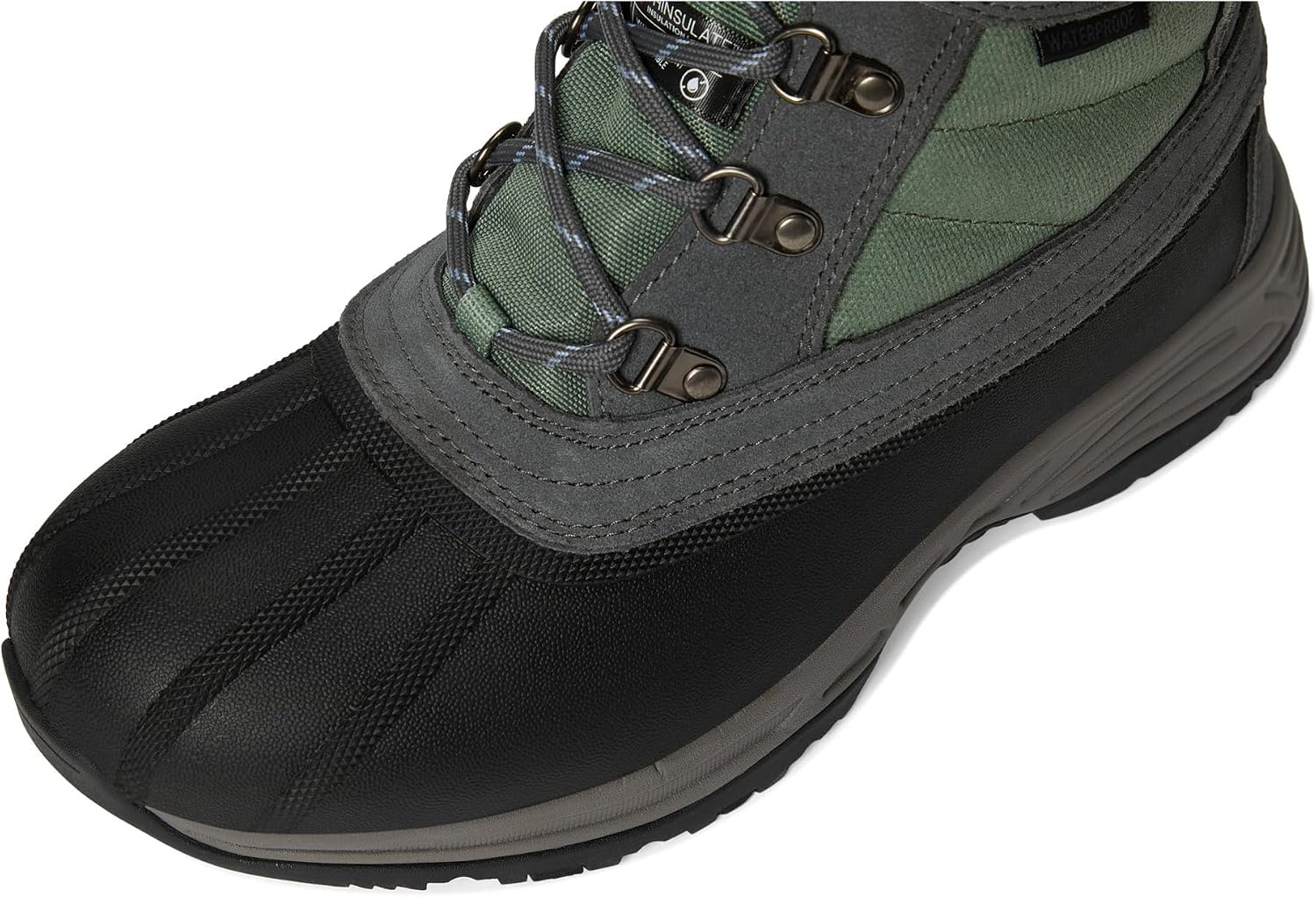 Propet Womens Cortland Snow Casual Boots Low Heel 1-2" - Black