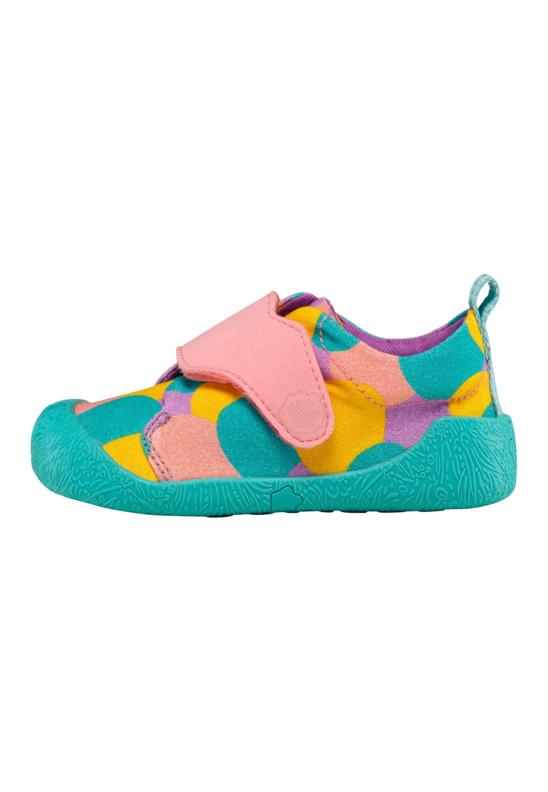 Affenzahn Scarpa Primi Passi Cotone Smally Antiscivolo, con Chiusura a Strappo, Flessibile, Leggero, Taglia 19-25