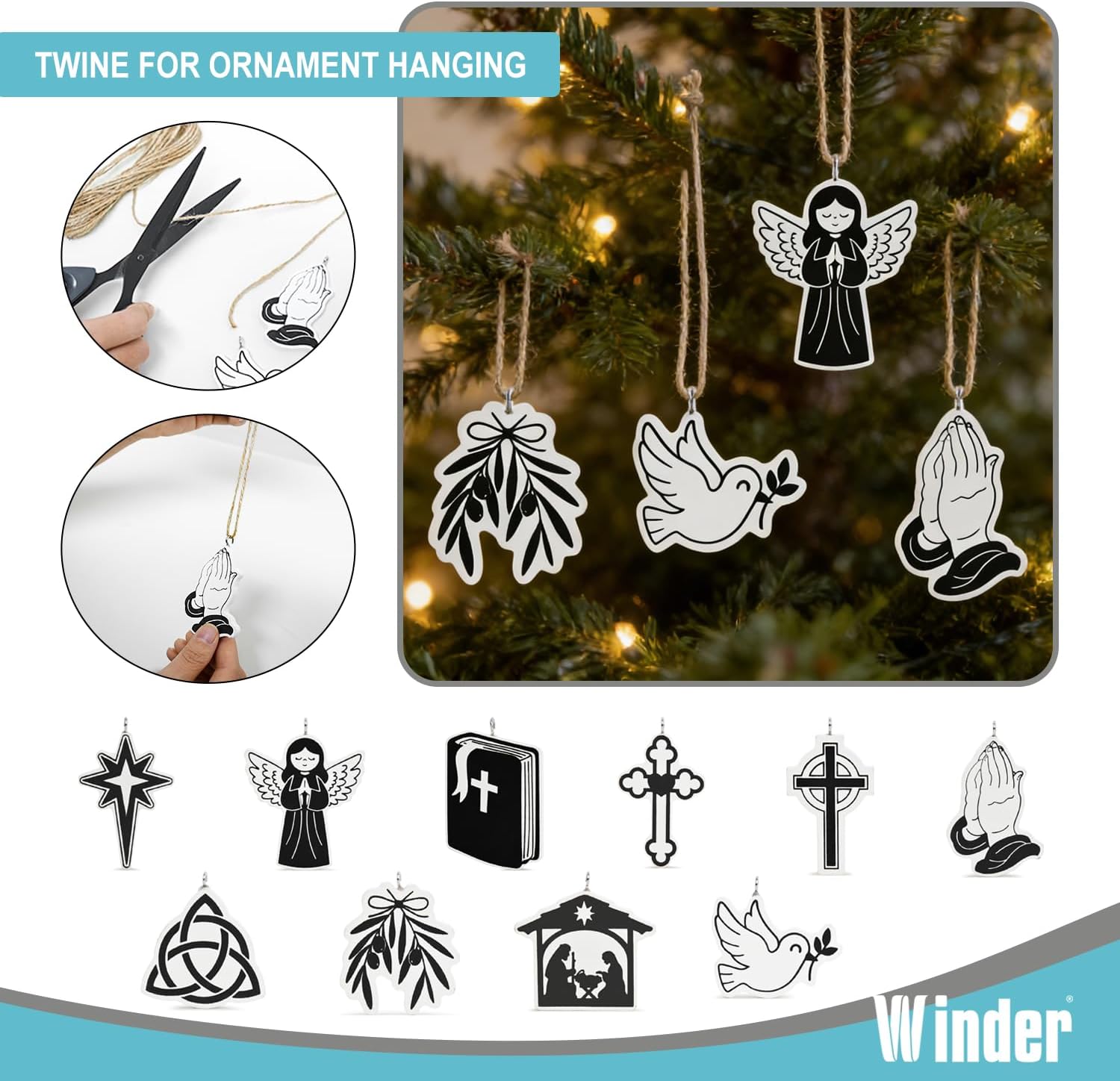 Winder Christian Religious Gifts Prayer Board Kits for Women,Interchangeable Pray Gifts with 10 Prayer Charms,17''x12''Wood Faith Wall Art,Bible Verse Decor for Home Church Mother's Day Easter