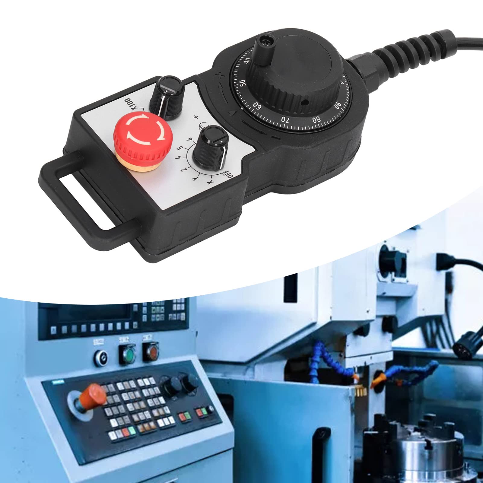 Controlador de volante reiniciable CNC, siste ma de movimiento de torno, generador de pulsos Manual con soporte de 5V