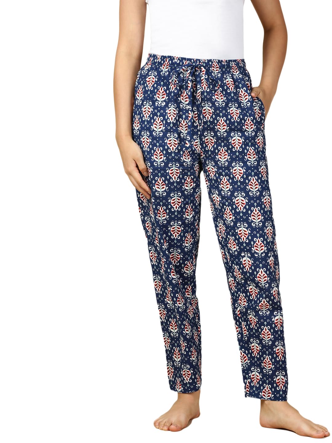 pynk by Lux Cozi Women's Cotton Printed Palazzo Pyjama Relaxed Lounge Pants | Super Soft Comfortable | Loungwear Pyjama Pant-Pack of 1-picture-18