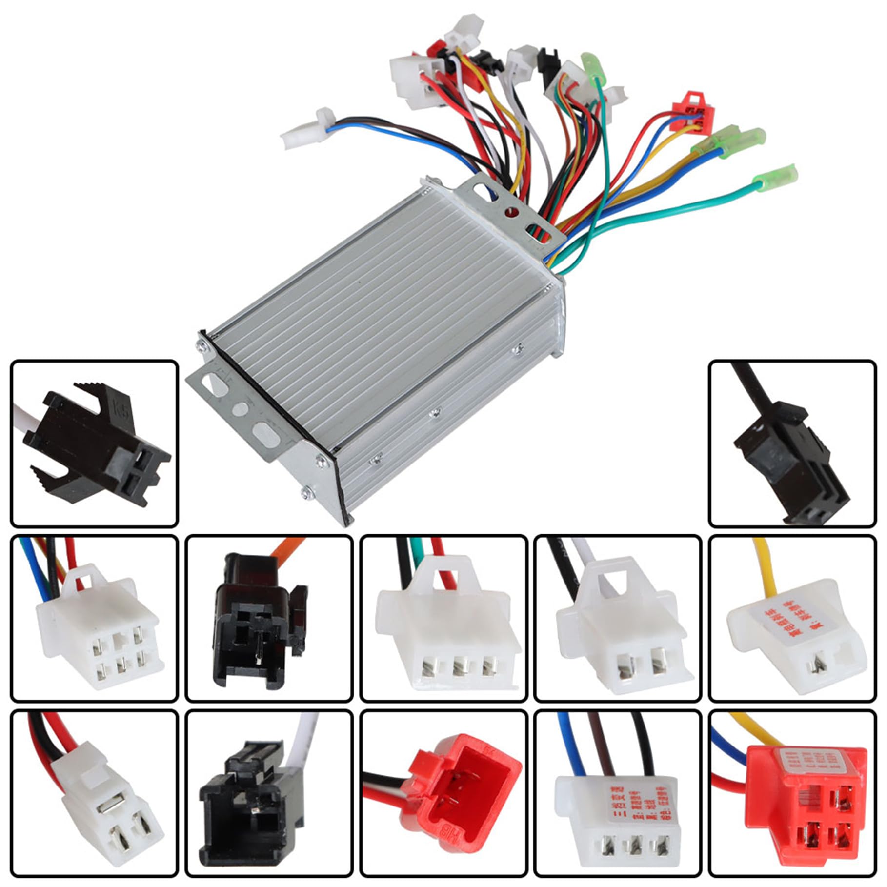 TJHSM 36-48V 350W DC Brushless Motor Speed Controller Replacement for Electric Bicycle E-Bike