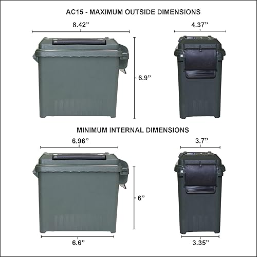 Vista 6 de AC15 - Ammo Can Mini for Bulk Ammo Verde