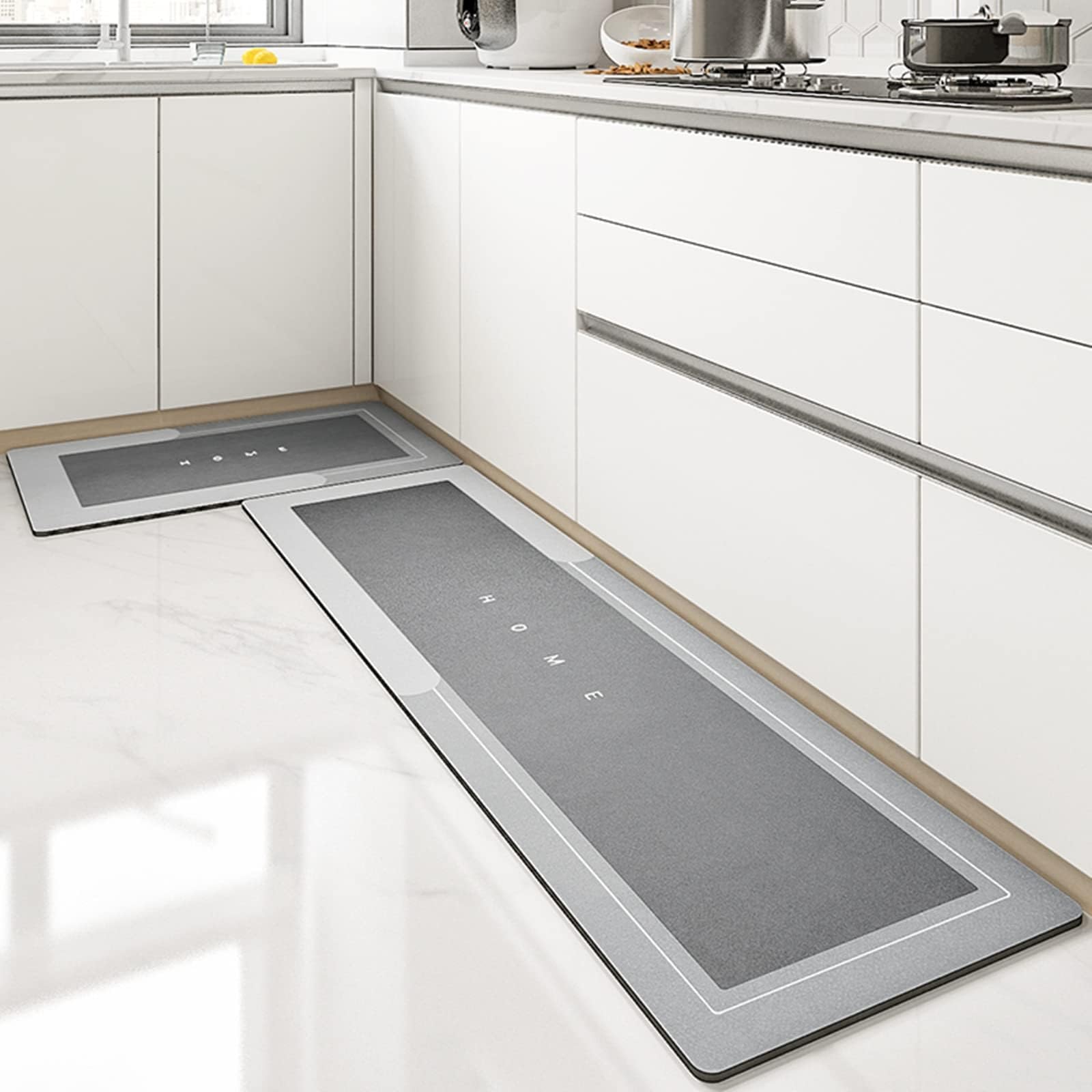 Alfombra de diatomeas suave para oficinas y cocinas modernas