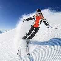 Vista 7 de PATIKIL Correa de transporte para botas de esquí, correa de transporte para botas de snowboard, correa de hombro ajustable para botas de esquí, Negro