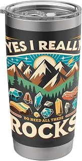 Geologists Rock Geology Earth Scientists Mineral Collectors Stainless Steel Insulated Tumbler