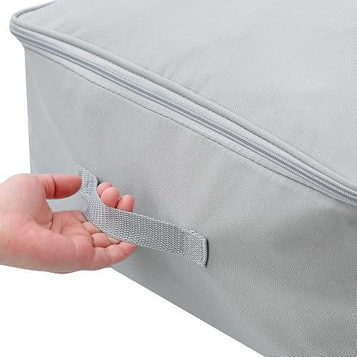 Miniatura 4 de Bolsa de almacenamiento de ropa para edredón, 26.8 x 18 x 7.8 pulgadas, tela Oxford 600D para manta, edredón, almohada, ropa de cama, ropa, suéter,