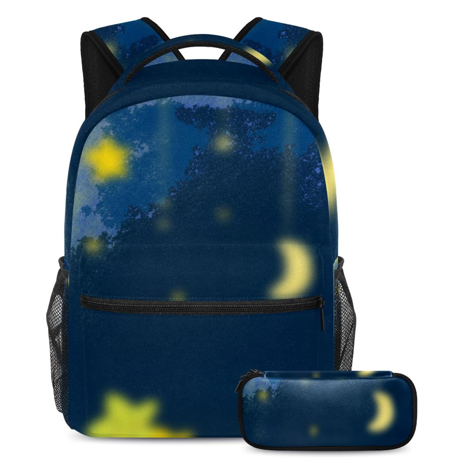 Cartables à rayures à grande capacité de rangement avec trousse renforcée pour adolescents