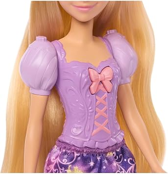 Prenses Sihirli Işıklı Saçlı Rapunzel Figür, Aksesuarlar, Kız Çocuk Oyuncak Bebek
