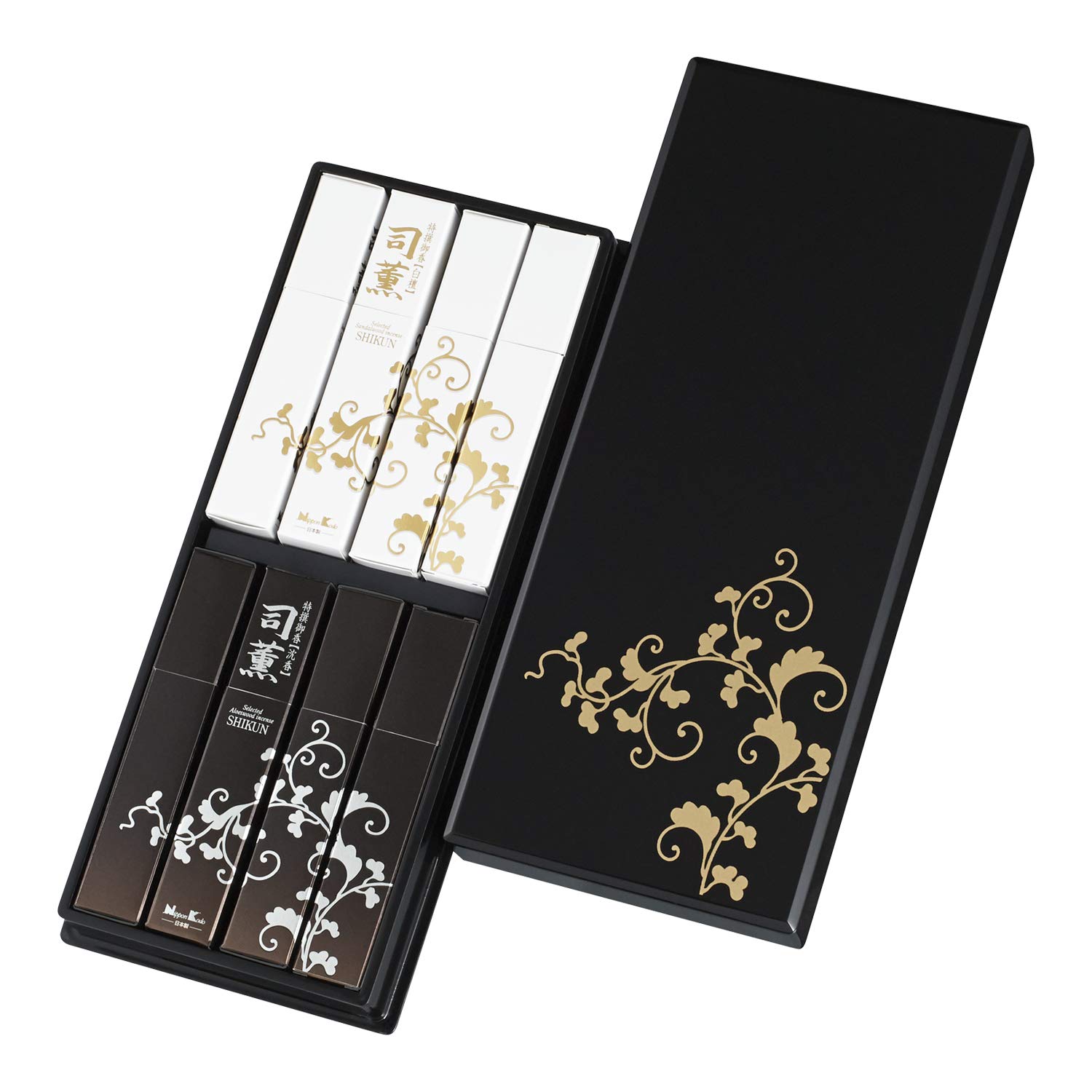 【特価・新品】 香合　白檀　蛤型　2.3寸(約6.9cm) 司薫 二種香（白檀・沈香） 桐箱4箱入｜大丸松坂屋オンライン