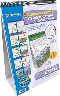 NewPath Learning-34-6302 10 Piece Classification of Living Things Curriculum Mastery Flip Chart Set, Grade 5-10