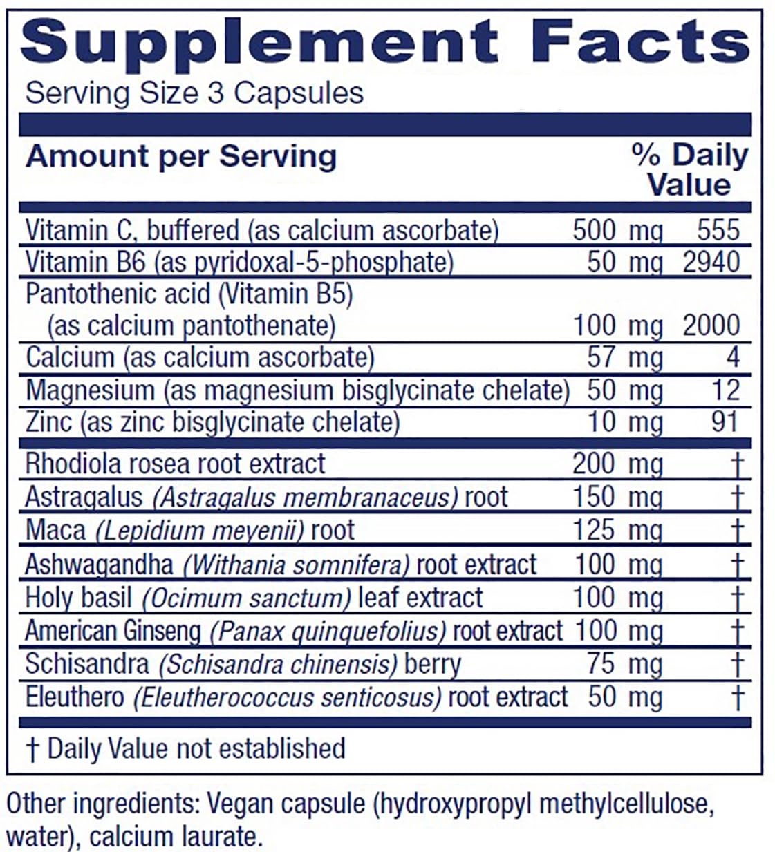 Vitanica Adrenal Assist, with Ashwagandha Root Extract, Vegan, 180 Capsules — Amazon image 2