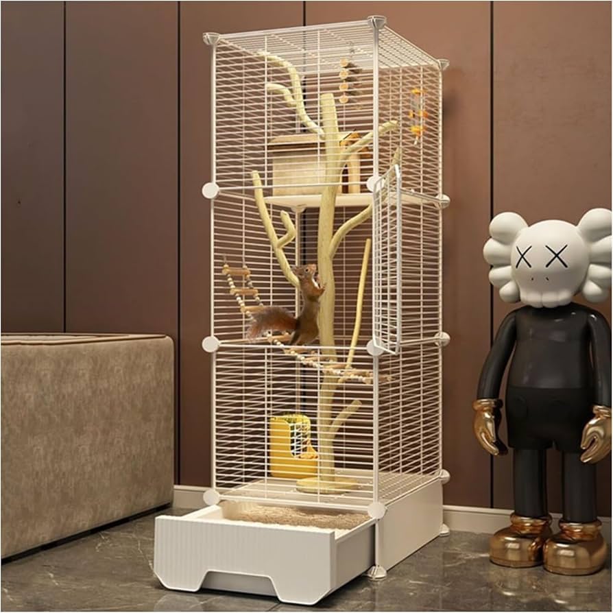 り*ょ様 ＨＯＥＩ二階建て小動物ケージ　リスくんマンション　小物セット　メタルサ り*ょ様 HOEI二階建て小動物ケージ リスくんマンション 小物セット