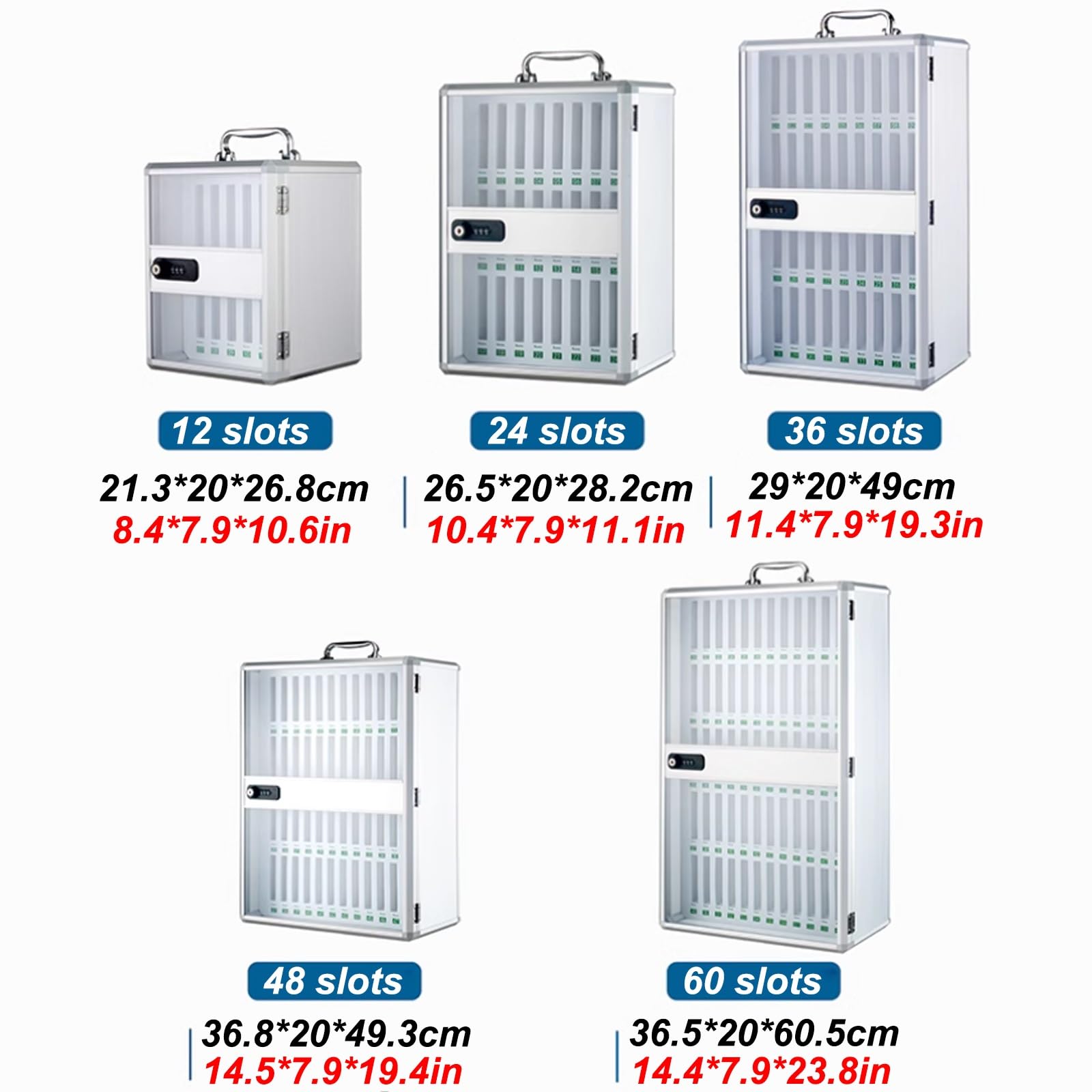 Cassaforte Per Cellulare, Armadietti for Riporre I Cellulari Con Serratura a Combinazione for Mantenere L'ordine in Classe, Adatti for Scuole e Aziende(26.5 * 20 * 28.2cm)