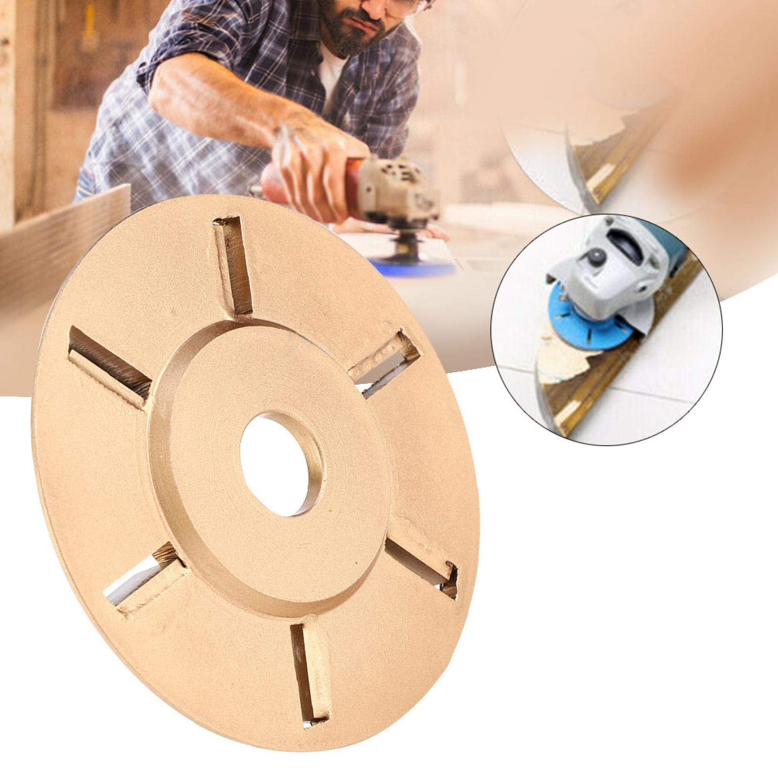 Disque De Sculpture Sur Bois 6 Dents - Fraise Meuleuse D'Angle 9cm - Outil Travail Du Bois Holigie