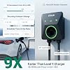 Cargador EV Nivel 2, 48Amp/11.5KW/240V, UL 2594, ETL y Energy Star | Cargador de pared J1772 con sensores de temperatura duales, uso compartido de energía, equilibrio de carga dinámico, carga programada, RFID, APP inteligente 3