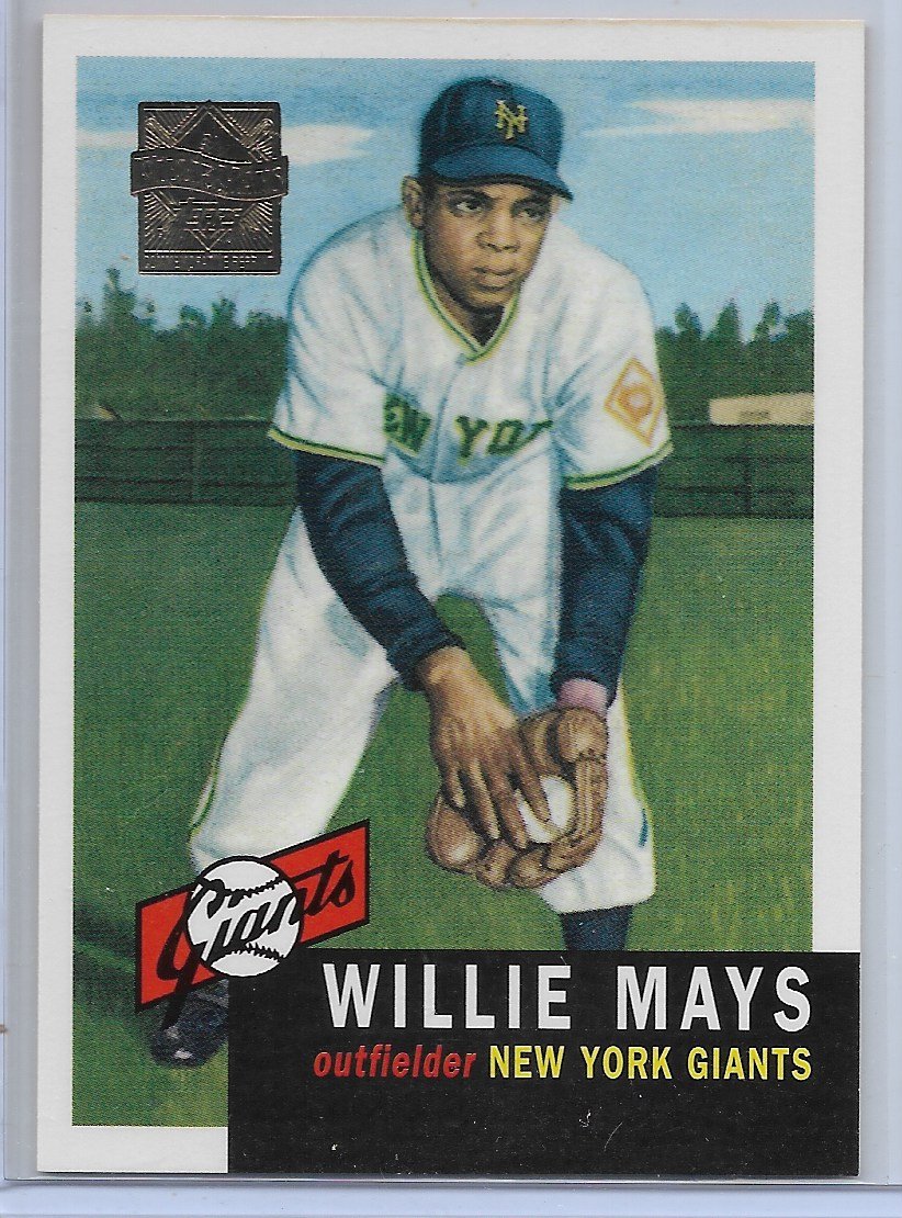 Amazon.com: 1997 Topps Baseball Willie Mays 1953 Topps Commemorative  Reprint Card # 3 : Collectibles & Fine Art