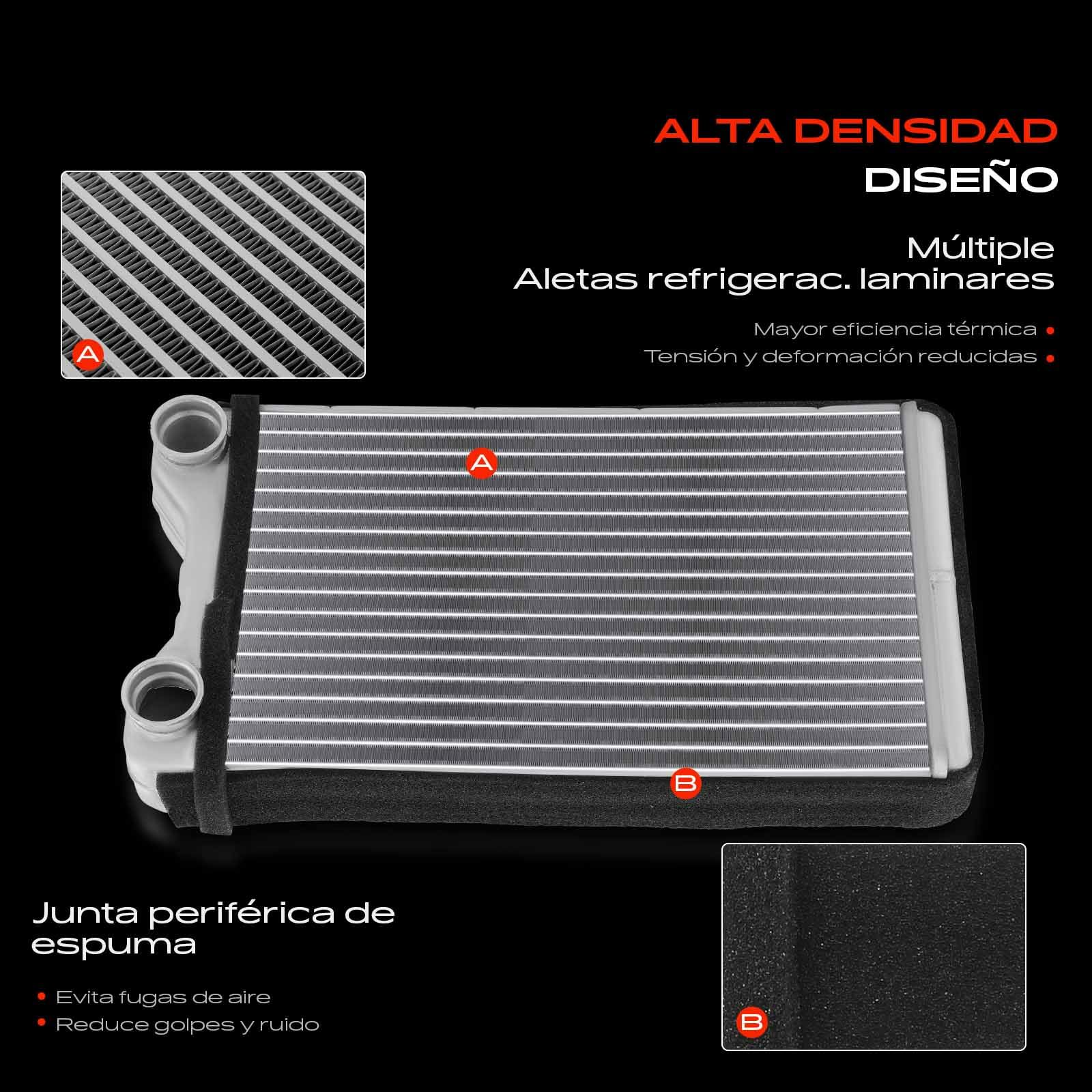 Frankberg Intercambiador de calor para calefacción interior 8E1820031 | Compatible con: A4 8EC, Exeo 3R2, A4 Cabriolet 8H7, Exeo ST 3R5, A4 Avant 8ED, A4 8E2, A4 Cabriolet 8HE, A4 Avant 8E5
