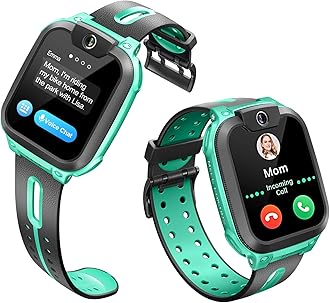 imoo Watch Phone Z1, 4G Smart Watch for Kids with Real-Time HD Video & Phone Call, Smart Watch for Girls with Real-Time GPS Location, Smartwatch for Boys with IPX8 Water Resistance (Green)