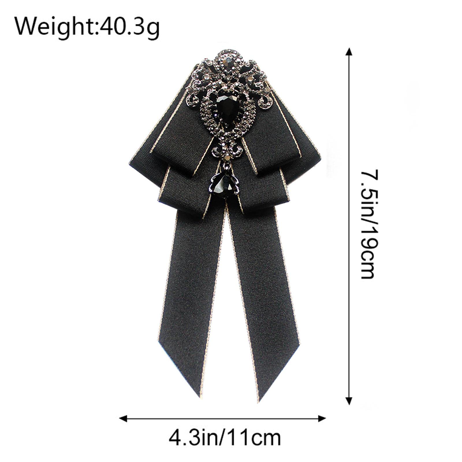 Colcolo 4 Spille a Forma di Papillon Da Donna, con Nastro Alla Moda E Brillantini, Ideali per Matrimoni, Feste E Come Regalo per Tutti I Giorni. Accessorio Pe