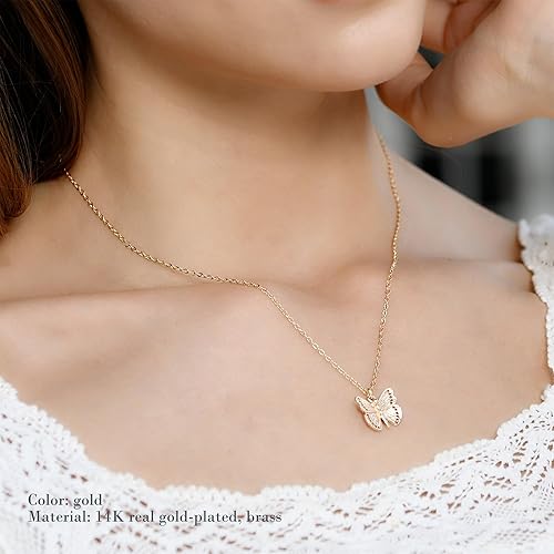 Miniatura 4 de Ldurian Collares en capas para mujer, delicados, chapados en oro de 14 quilates, juego de gargantillas multicapa, collar delicado de moda, collares