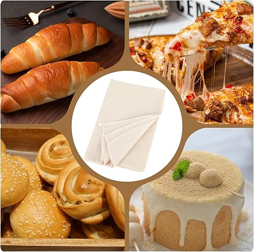 Miniatura 5 de Toalla de pan gruesa para pan casero, 14 x 18 pulgadas, cubierta de tela a prueba de pan, reutilizable, suministros para hornear pan, paño de lino