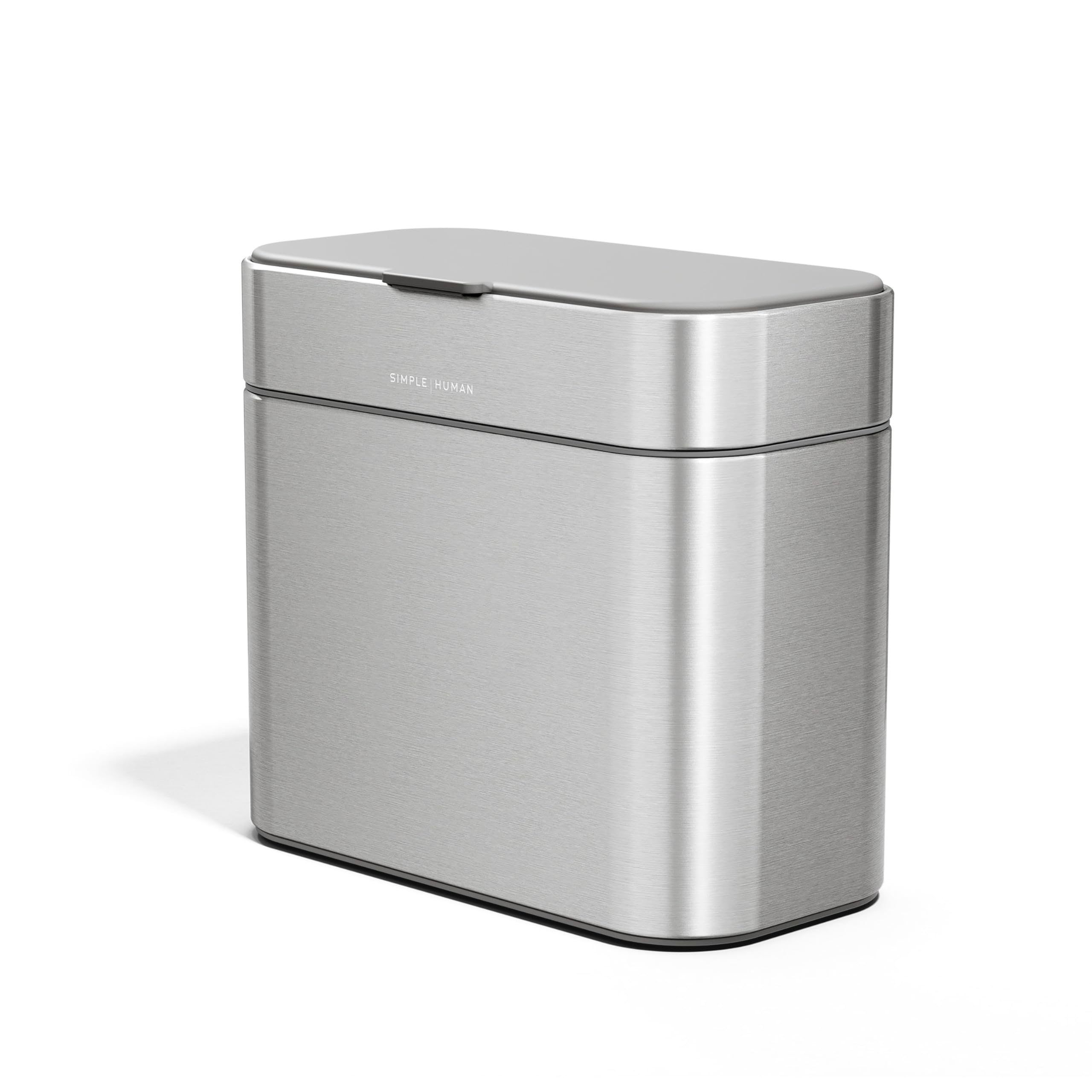 simplehuman Compost Caddy, Detachable and Countertop Bin, 4 Liter / 1.06 Gallon, Brushed Stainless Steel
