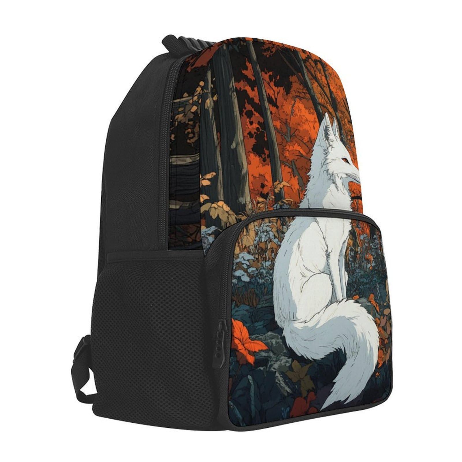 Mochila Infantil Animal Zorro Zorro para Niño Niña 7-11 Años, Mochila Colegio Escolar, School Bag, Tejido 1680D, Detalles de Fieltro, Colegio Viaje