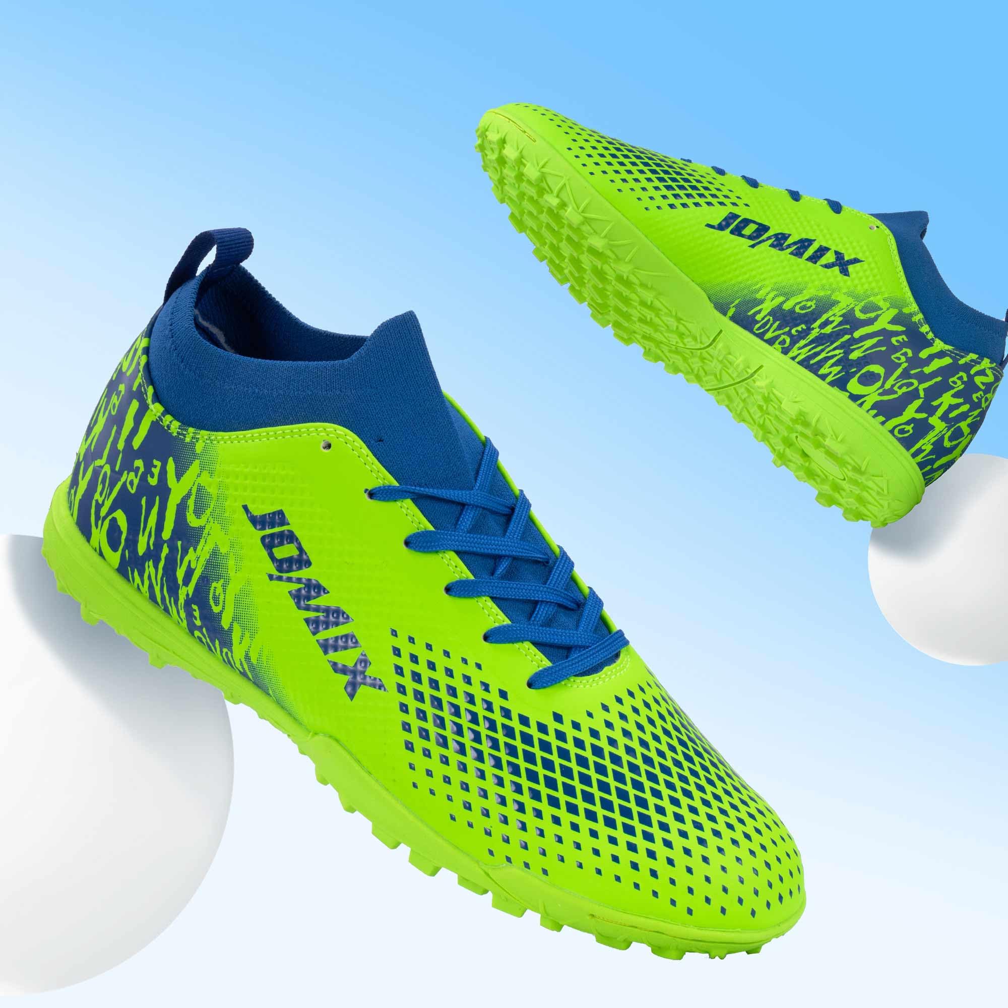 JOMIX Scarpe da Calcetto Calcio Unisex Bambini Ragazzi Adolescenti – Multitacchetti TF per Campi Sintetici ed Erba Artificiale – Leggere Resistenti Antiscivolo WOS250436