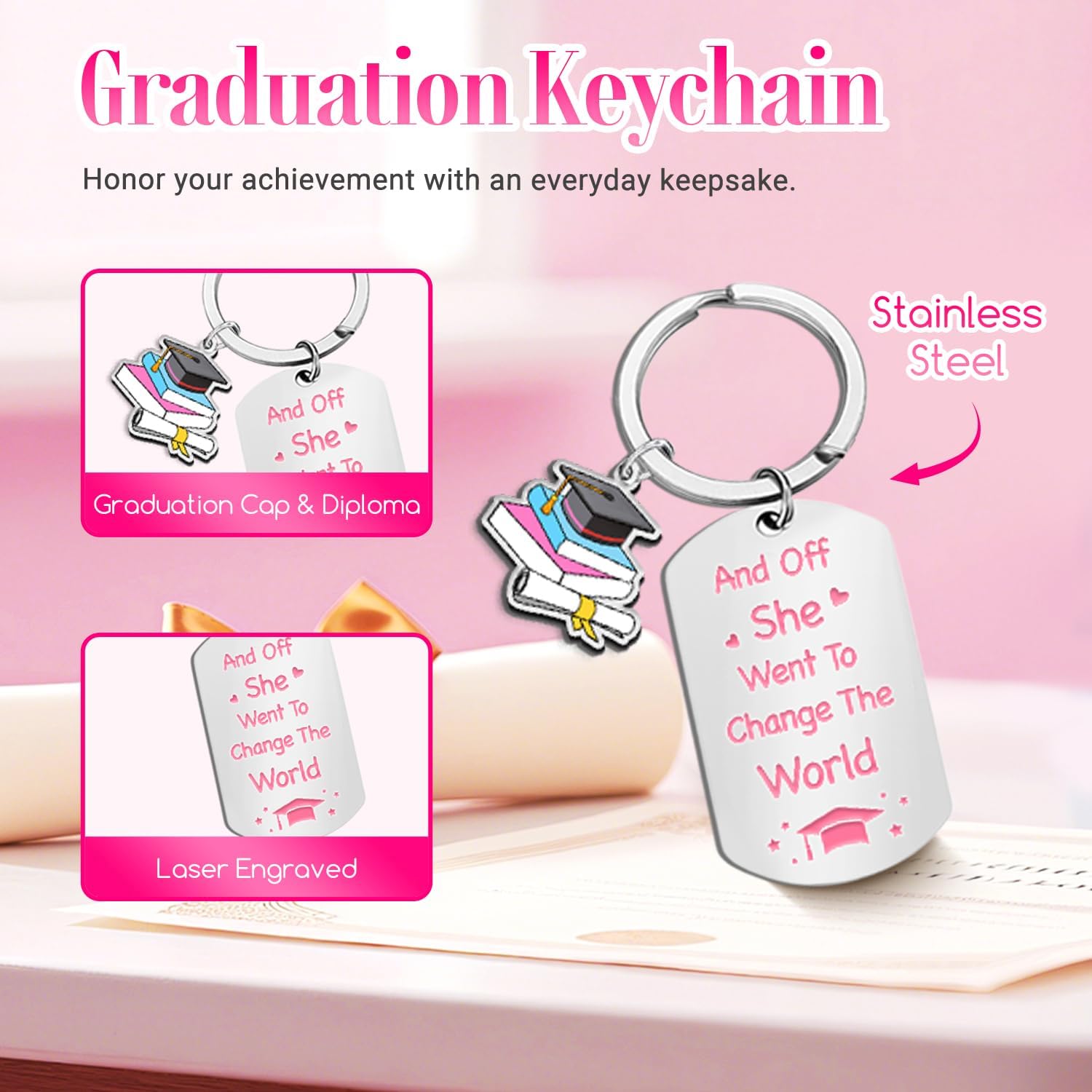 HAPPYPOP Funny School Gifts - Teacher Appreciation Gifts Graduation Socks for Women Men - Image 4