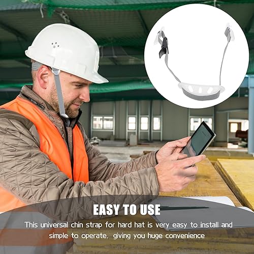 Miniatura 9 de Veemoon Correa de barbilla para casco, correa de barbilla universal para casco ajustable, herramientas profesionales con pernos y tornillos